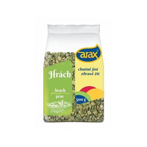 ERBSEN GRÜN HALBIERT GESCHÄLT