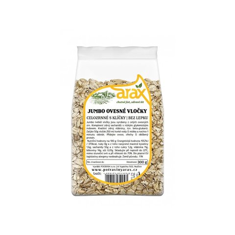HAFERFLOCKEN, GLUTEN-FREI JUMBO, VOLLKORN MIT KEIMEN